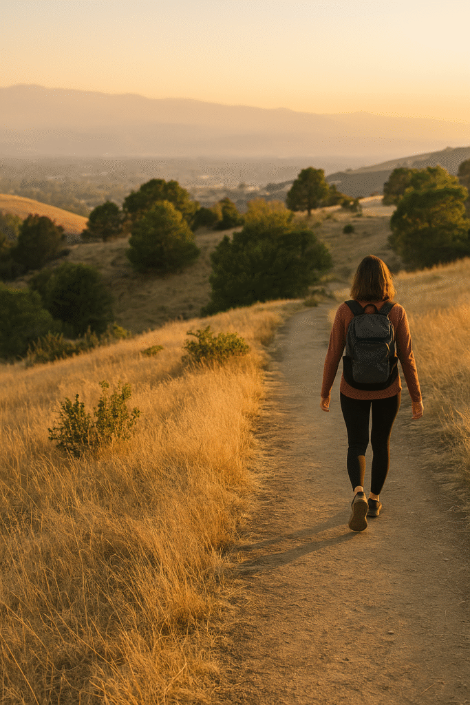 Traveler standing at an airport check-in counter holding a printed packing checklist and a carry-on suitcase, with departure board visible in the background.